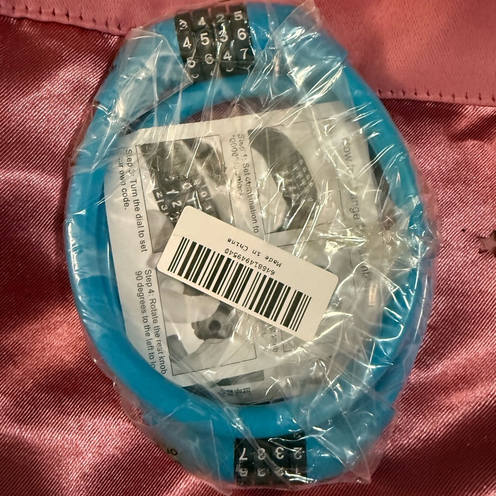 Blue Combination Lock